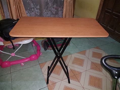 Meja Lipat Kaki Silang Portable On Carousell