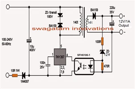 12v 5a Smps Circuit Diagram - Circuit Diagram