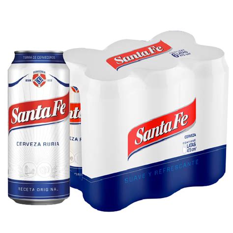 Delimart Cerveza Rubia Santa Fe X Cc Pack X U