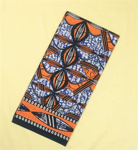 Orange African Kanga , Cotton Kanga Traditional Design Printed 3 Meter. – Zuraiq Textiles