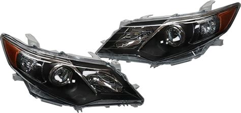 DENEST Headlight Assemblies Pair Set Left Right For 2012 2013 2014