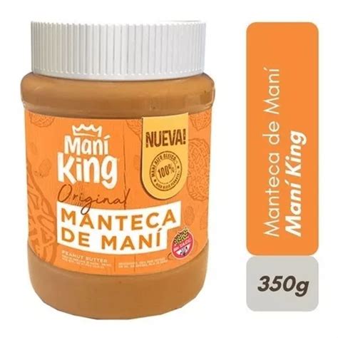 Mantequilla Pasta De Mani Original Mani King 350g Sin Tacc