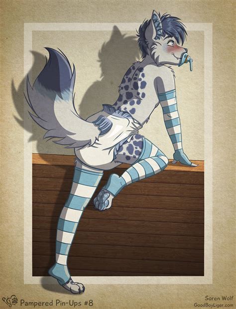 ABDL Artwork Good Boy Liger Babyfur Creative