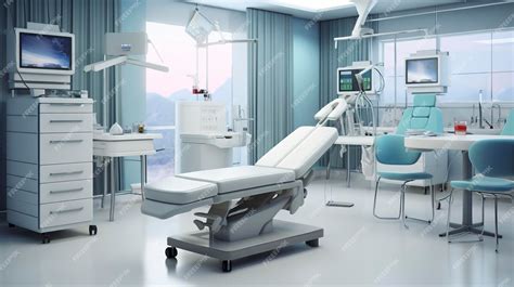 Premium AI Image | Clinic Examination Room with Medical Tools