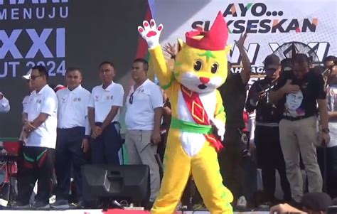 Menpora Luncurkan Maskot Logo Dan Tagline Pon