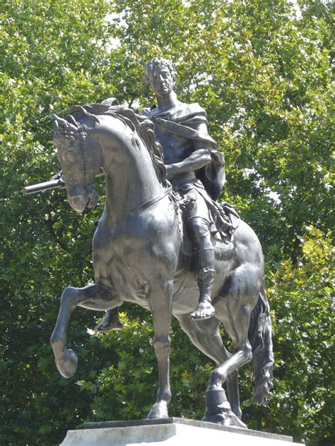 Equestrian statue of William III in Bristol UK