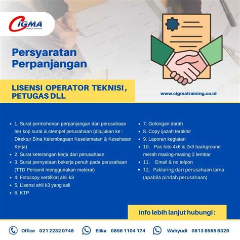 Perpanjangan Sk Penunjukkan Lisensi K Sio Kemnaker Ri Jasa