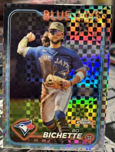 Topps Chrome Bo Bichette X Fractor Parallel Blue Jays Ebay