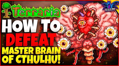 How To Defeat Brain Of Cthulhu Master Mode Terraria EASY YouTube