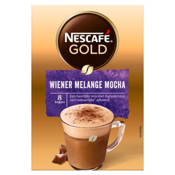 Nescafé Gold Wiener Melange Mocha oploskoffie 8 zakjes bestellen