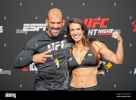 LAS VEGAS NV OCTOBER 8 Mackenzie Dern Poses For Some Pics With Her