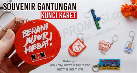 Jual Gantungan Kunci Karet Spesialis Souvenir Karet Murah