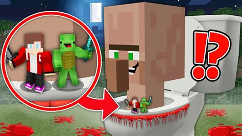 Scary Skibidi Toilet Vs Jj And Mikey Became Small In Minecraft