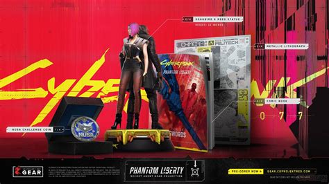 Cyberpunk 2077 La Secret Agent Gear Collection Un Coffret De Goodies