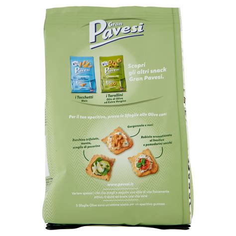 Gran Pavesi Le Sfoglie Olive Snack Cotto Al Forno 150g Carrefour