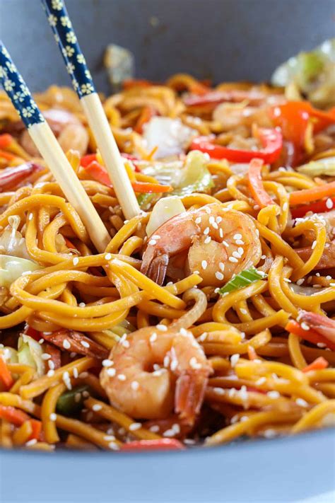 Shrimp Chow Mein Crispy Noodles