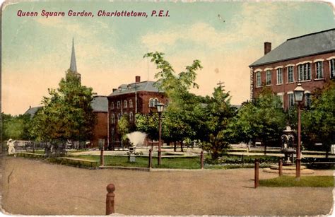 Queen Square Garden, Charlottetown, P.E.I. (0383) - PEI Postcards