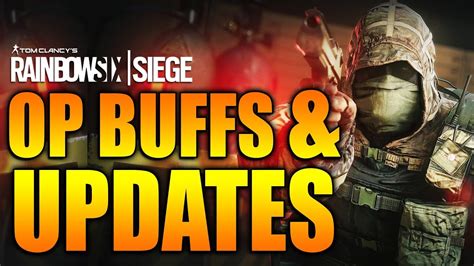 Rainbow Six Siege In Depth Operator Buffs New Recoil On The Tts