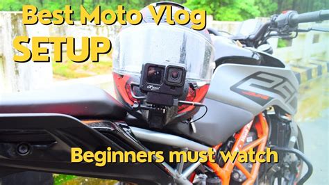 Making The Moto Vlogging Setup With Hero Go Pro Youtube