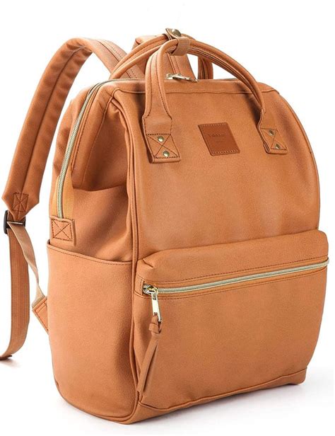 Kah Kee Leder Rucksack Wickeltasche Mit Laptopfach Travel School F R