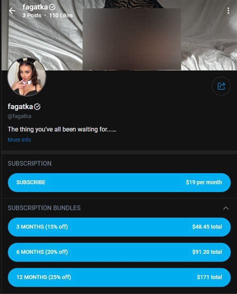 Fagata oficjalnie założyła OnlyFans To jej pierwsze zdjęcie BOOP PL