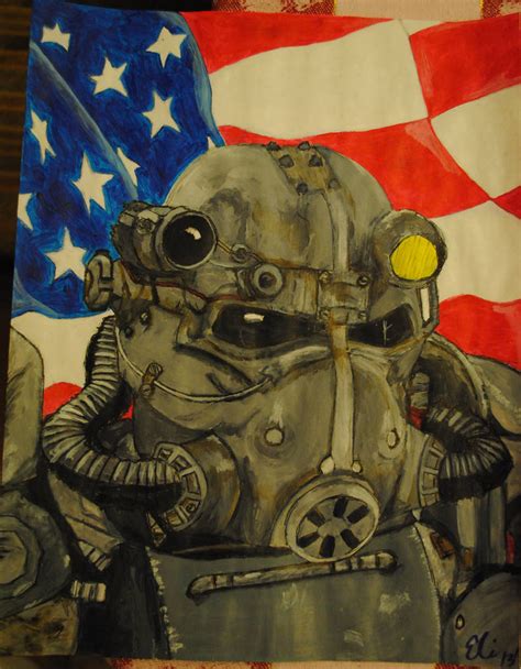 Fallout T 45d Power Armour By Masenkoe On Deviantart