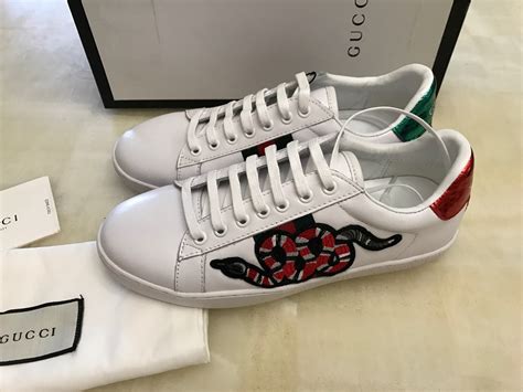 Tenis Nuevo Gucci Ace Enbroidered Snake Talla 37 9 250 00 En