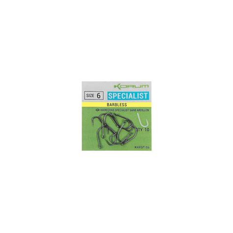 Korum Xpert Specialist Barbless Hooks Birds Tackle