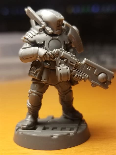 Guevesa Breacher Made Of Out The Palanite Enforcers Kit Rtau40k