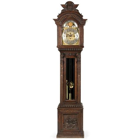 A Renaissance Revival Carved Oak Tall Case Clock Price Guide