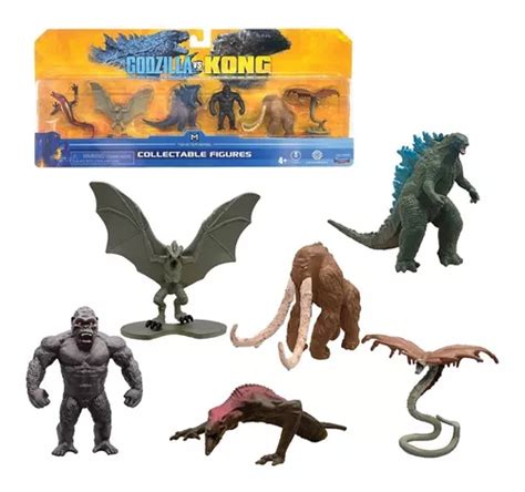 Set Figuras Coleccion Godzilla Vs Kong Altamente Detalladas Envío Gratis