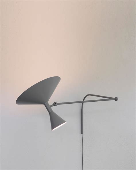 Lampe De Marseille Wall Light Grey Lightly