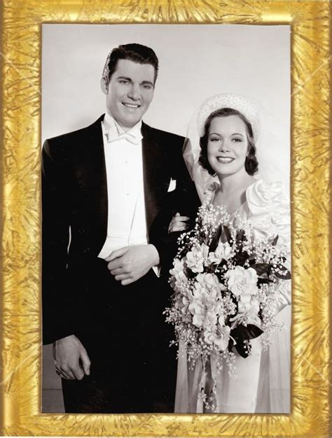 William Hopper And Jane Wyman Public Wedding1937 Old Celebrities