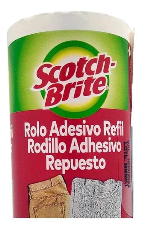 Rolo Adesivo Scotch Brite Refil Tira Pelo M Folhas Vettoreml