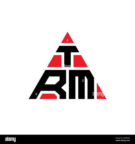 trm triangle letter logo design  triangle shape trm triangle logo