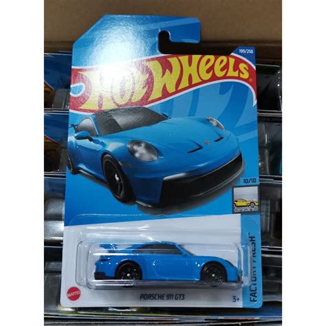 Hot Wheels Case K Porsche Gt Blue Shopee Malaysia