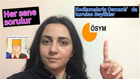 Kodlamalarla Osmanlıda kurulan Beylikler YouTube