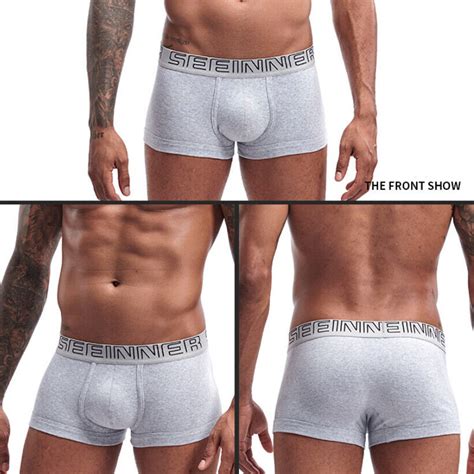 Zonbailon Mens Underwear U Convex Big Bag Cotton Breathable Soft Boxer Briefs Ebay