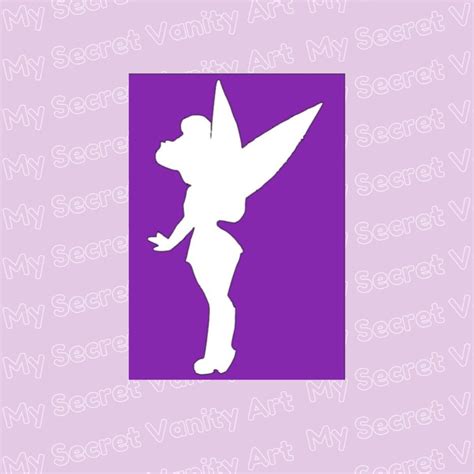 Fairy Stencil Sticker Etsy