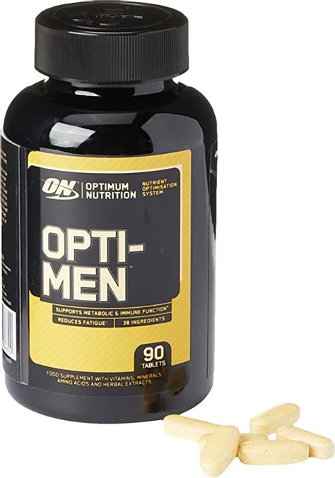 Amazon Optimum Nutrition Opti Men Multivitamin Tablets Pack Of