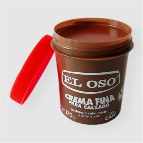 CREMA FINA PARA CALZADO CAFE 170GR EL OSO