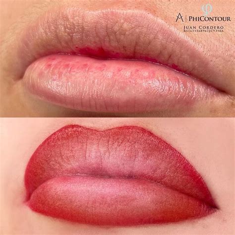 Lip Blushing Before And After Best Examples Of Lip Tattoo Lip