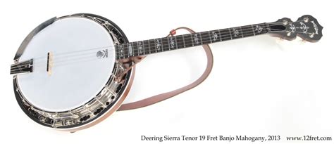 Deering Sierra Tenor 19 Fret Banjo, 2013 | www.12fret.com