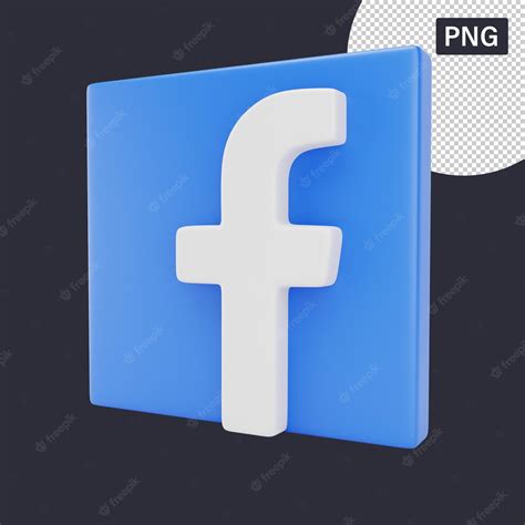 Premium PSD | Facebook Logo Design