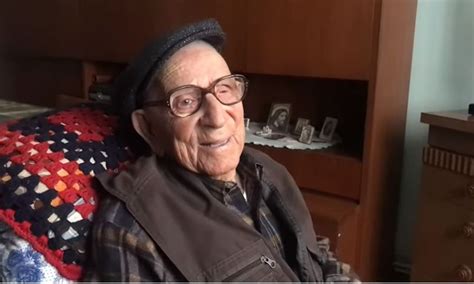 Simbario Vincenzo Nardi Ha Compiuto 110 Anni è Il Più Longevo Della