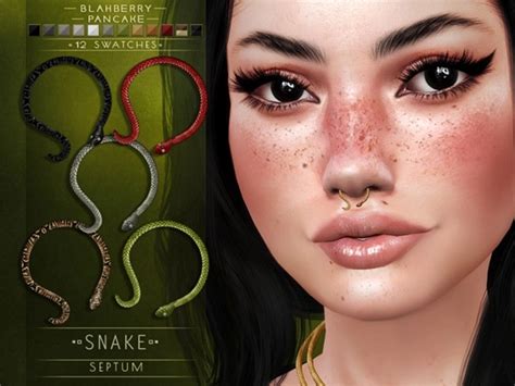 Best Sims 4 Nose & Septum Ring CC Piercings – FandomSpot