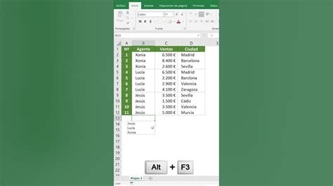 Atajos De Teclado En Excel 5 Tips Excel Shorts Youtube