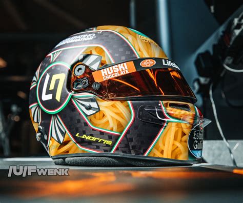 Lando Norris Reveals Glitch Helmet Planetf1 Planetf1 Atelier Yuwa