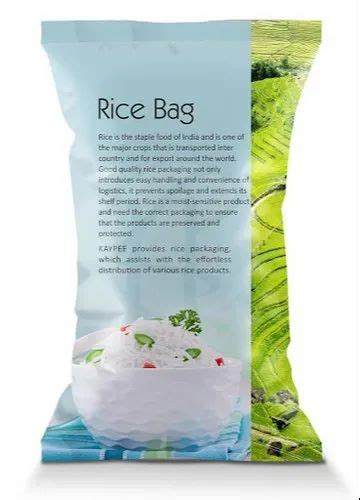 Bopp Multicolor Printed Laminated Woven Bag Rice Bag Capacity Up To