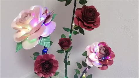 اسهل طريقةعمل ديكور ورد جوري من ورق الكرتونmake A Rose From Cardboard